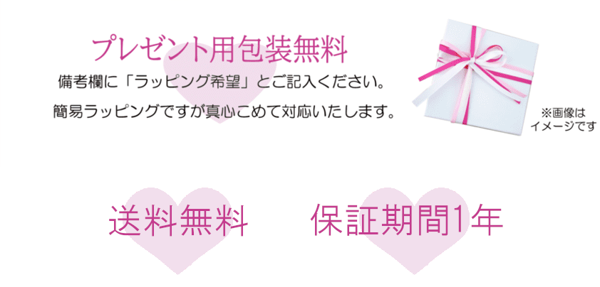 プレゼント用包装無料　送料無料　保証期間１年